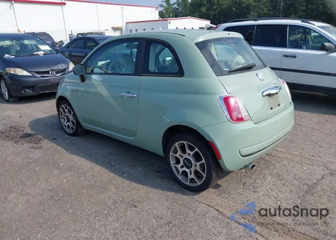 2012 Fiat 500 Pop из США, поврежденный, VIN 3C3CFFAR9CT209860